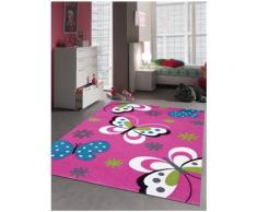 Tapis chambre enfant KIDS PAPILLONS Undefined par Unamourdetapis 160 x 230 cm - Tapis et paillasson