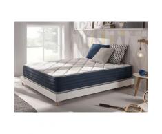 Matelas a memoire Royalvisco 105x190 cm mousse HR BLUE LATEX(r) thermoregulable a 7 zones de confort, 24 cm - Matelas