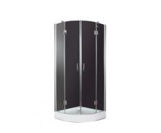 vidaXL Cabine de douche ronde 80 cm - Installations salles de bain