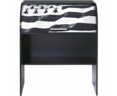 Bureau Enfant Noir à Cylindre - Coloris - Drapeau Breton - Bureaux