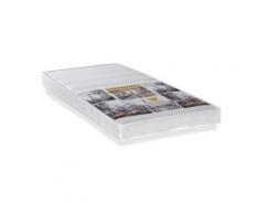 NEW-YORK Matelas 90x190 cm - Mousse - Ferme - 30 kg/m3 - Imprimé New York - 1 personne - Matelas