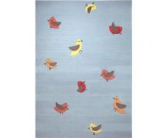 Tapis enfant Esprit beige Birdie Bleu 170x240 - Tapis et paillasson