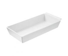 revol 643042 terrine porcelaine blanc 49 x 25 x 8,1 cm - vaisselle
