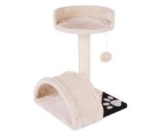 Arbre à chat - Beige - 1 plateforme - Objet à poser