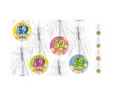 Lot de 40 Suspensions cascade 50 ans - 180cm - Objet à poser