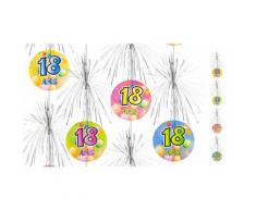 Lot de 4 Suspensions cascade 18 ans - 180cm - Objet à poser