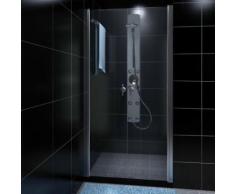Cabine de douche avec porte en verre 80 cm - Installations salles de bain