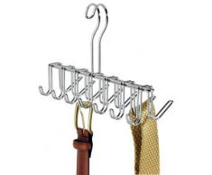 Cintre porte ceintures et cravates - InterDesign - Rangement penderie - Objet à poser