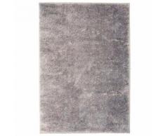 Homgeek Tapis à poils Longs pour Chambre ou Salon 160 x 230 cm Gris - Textile séjour