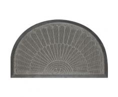 tapis d'entrée 45x75 cm antidérapant demi lune - Linge de lit