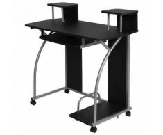 Bureau enfant table de travail meuble mobilier chambre noir - Bureaux