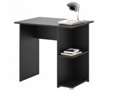 Bureau enfant adulte MDF décor noir mat - Bureaux