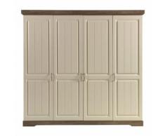 Armoire 4 portes battantes - TIVA - Armoire