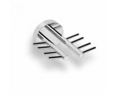 PORTE BROSSE À DENT ET DENTIFRICE - ESH EQUIPEMENT - Chromé - 3 Kg - laiton - Accessoires salles de bain et WC