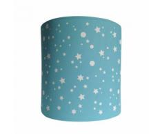 Abat-Jour Etoiles Galaxie Sky Lilipouce Bleu turquoise 25 cm - Suspensions et plafonniers