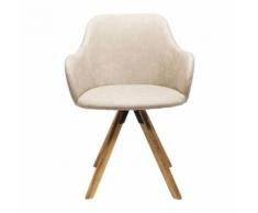 Chaise pivotante Lady sable Kare Design - Chaise