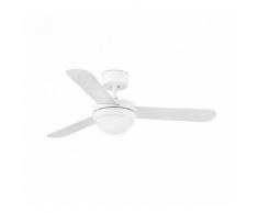 Faro - Ventilateur de plafond lumineux Feroe - Blanc - Ventilation et climatisation mural