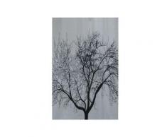Frandis rideau douche textile arbre noir - Soin du linge