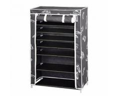 armoire Zapater 7 étagères en tissu - Meubles à chaussures