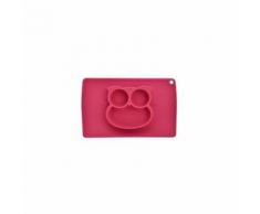 Napperon et plateau hibou en silicone intégré de qualité alimentaire pour enfants rose - Accessoires de rangement