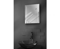 Miroir de salle de bain Diamond à piles éclairage DEL avec cordelette k1 - Miroir