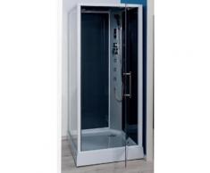 Aqua+ - cabine de douche accès de face transparent porte pivotante 90x90cm avec radio fm - niky - Installations salles de bain
