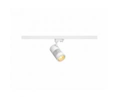 Structec led 24w pour rail triphasé, blanc, 3000k, 60°, sans rail - Suspensions et plafonniers