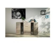 Chloé Design - Commode de salon design CEVAT - bois clair - Commodes