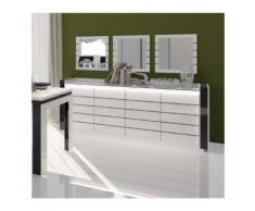 Buffet, bahut, enfilade LINA avec LED + 3 x miroirs. - Buffets