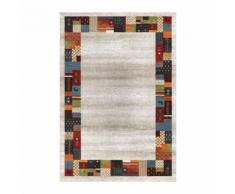 Tapis de salon Ethno beige, rouge et vert... - Tapis et paillasson