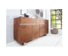 Chloé Design - Enfilade design AKAZIO - bois foncé - Buffets