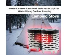 Chauffage Mini Camping Portable en acier inoxydable Cap Cuisinière à gaz chaud couvercle du brûleur - Packs machines outils