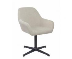 CALI chaise vintage pivotante (Sable) - Chaise