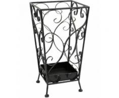 Amadeus - Porte parapluie fer forgé Noir - Objet à poser