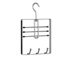 PREMIER HOUSEWARES PORTE-CEINTURE ET PORTE-CRAVATE, 29 X 20 X 4 CM (CHROME) - Ustensiles