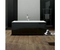 Baignoire ilot rectangulaire - acrylique noir - 170x80 cm - london - Installations salles de bain