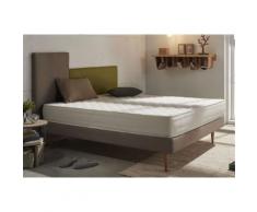 Matelas à mémoire ERGO+ 80X200 cm mousse HR Blue Latex® - à 7 zones - 18 cm - Matelas