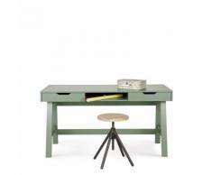 Bureau enfant en pin massif Nikki - Couleur - Vert - Bureaux