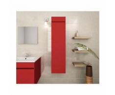 LUNA Colonne de salle de bain L 30 cm - Rouge mat - Meubles de salle de bain