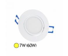 Spot LED 7W (60W) encastrable orientable Blanc chaud - Équipements électriques pour luminaire