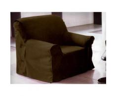 Housse de fauteuil PANAMA taupe 90x270 cm - Rideaux et stores
