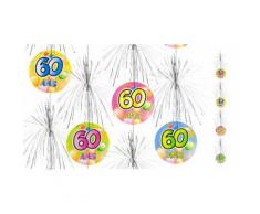 Lot de 4 Suspensions cascade 60 ans - 180cm - Objet à poser
