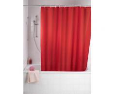 Rideau de douche anti-moisissure uni red, 180 x 200 cm - rouge - Accessoires de rangement