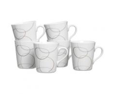 RITZENHOFF & BREKER 593839 ALINA TASSE CAFÉ MARRON LOT DE 6 - Ustensiles