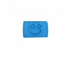 Napperon et plateau hibou en silicone intégré de qualité alimentaire pour enfants bleu - Accessoires de rangement