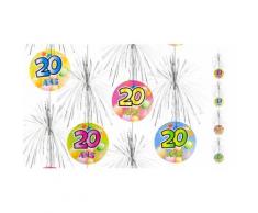 Lot de 40 Suspensions cascade 20 ans - 180cm - Objet à poser