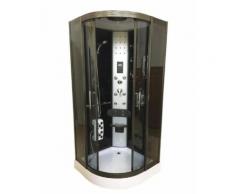 CABINE DE DOUCHE HYDROMASSANTE Modèle VANCOUVER 100 x 100 cm SPA CHROMETHERAPIE BAIN HYDROMASSAGE - Installations salles de bain