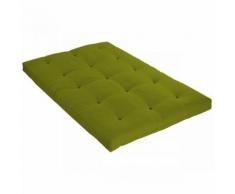 Matelas Futon Pistache en Coton 140x190 - Futons
