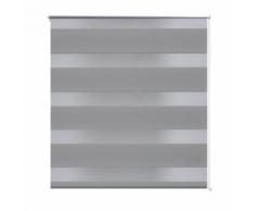 Store enrouleur gris tamisant 40 x 100 cm fenêtre rideau pare-vue volet roulant - Fenêtres et volets