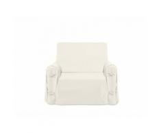 Housse de fauteuil en coton PANAMA écru - Textile séjour